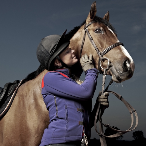 Air Shell Blouson with horse